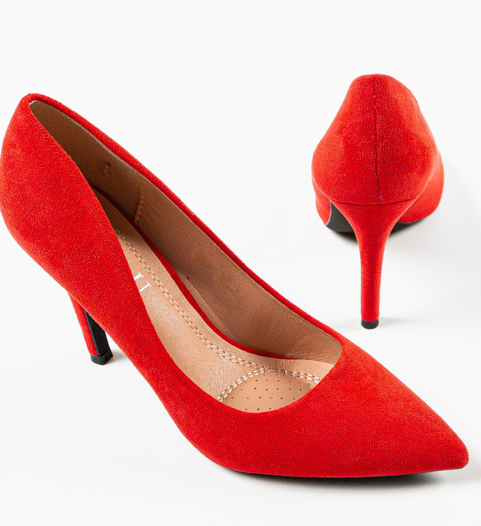 Pantofi dama Morrison cu toc rosii - Eleganță asigurată - imagine 7