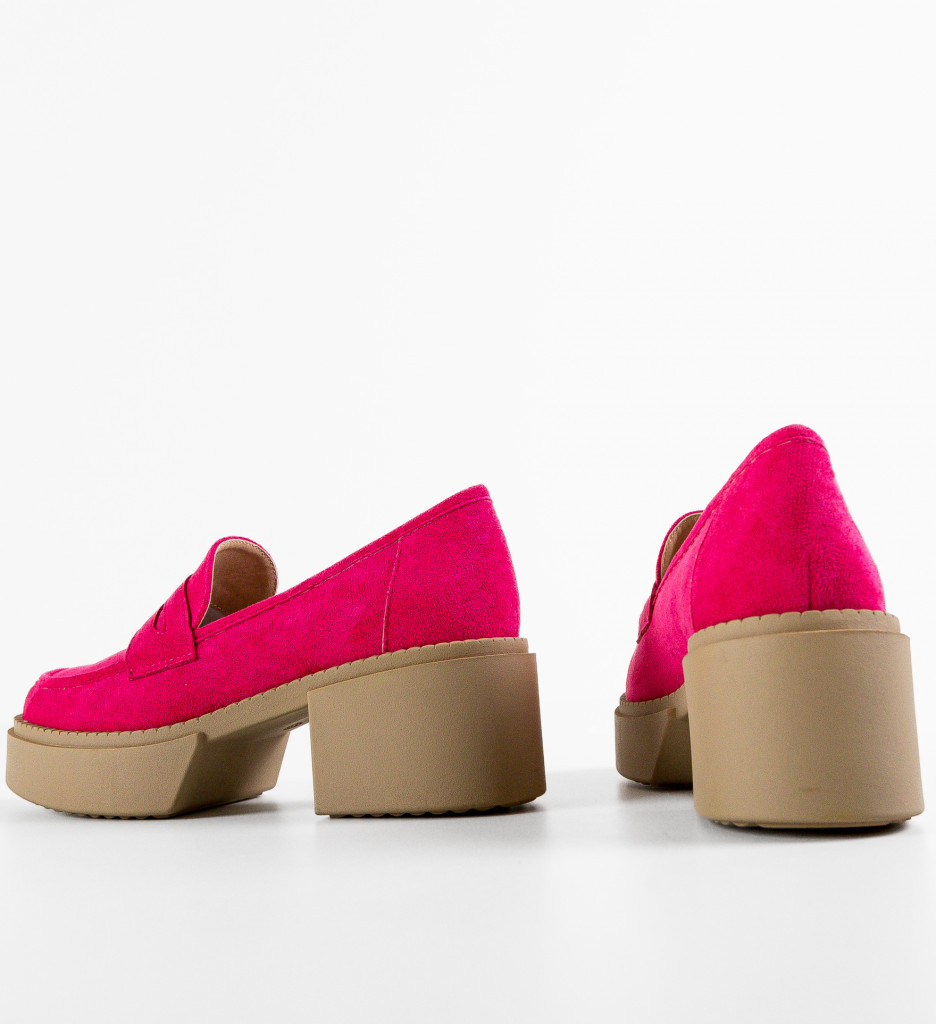 Pantofi Casual Atein Fuchsia | Culoare Vibranta - imagine 7