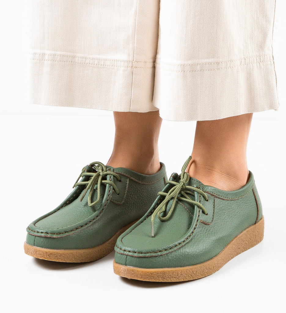 Pantofi Casual Neca Verzi | Confort Zilnic - imagine 3