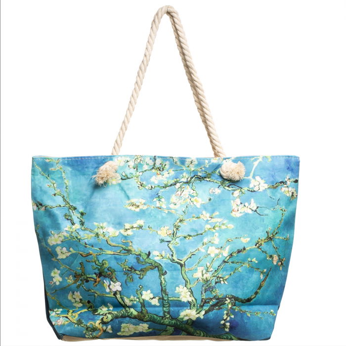 Geantă Plajă Van Gogh Migdal Inflorind | Shopika - imagine 1