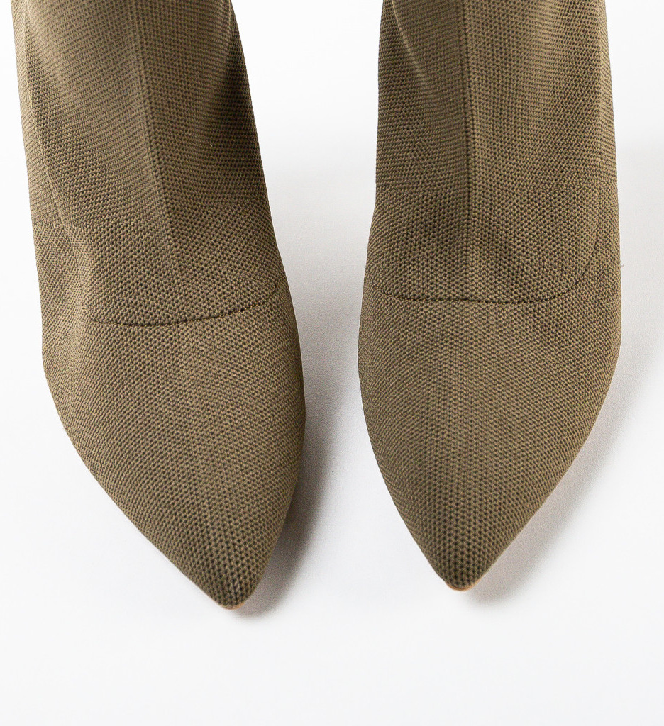 Cizme Dama Olenyt Khaki Elegante si Confortabile - imagine 7