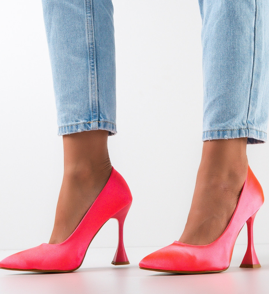 Pantofi Toc Rimo Fuchsia | Eleganță și Stil - imagine 2