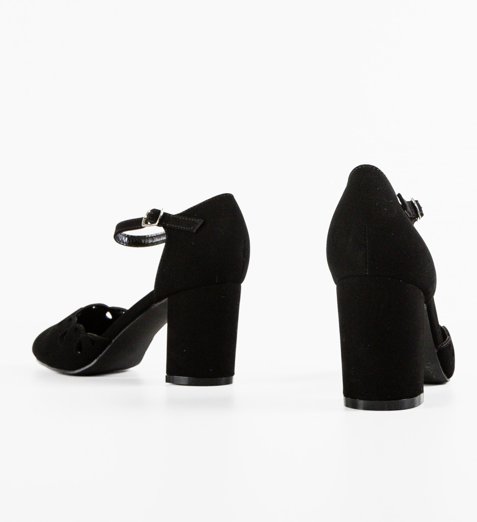 Pantofi Danila Negri Eleganți - Confort Stil - imagine 7