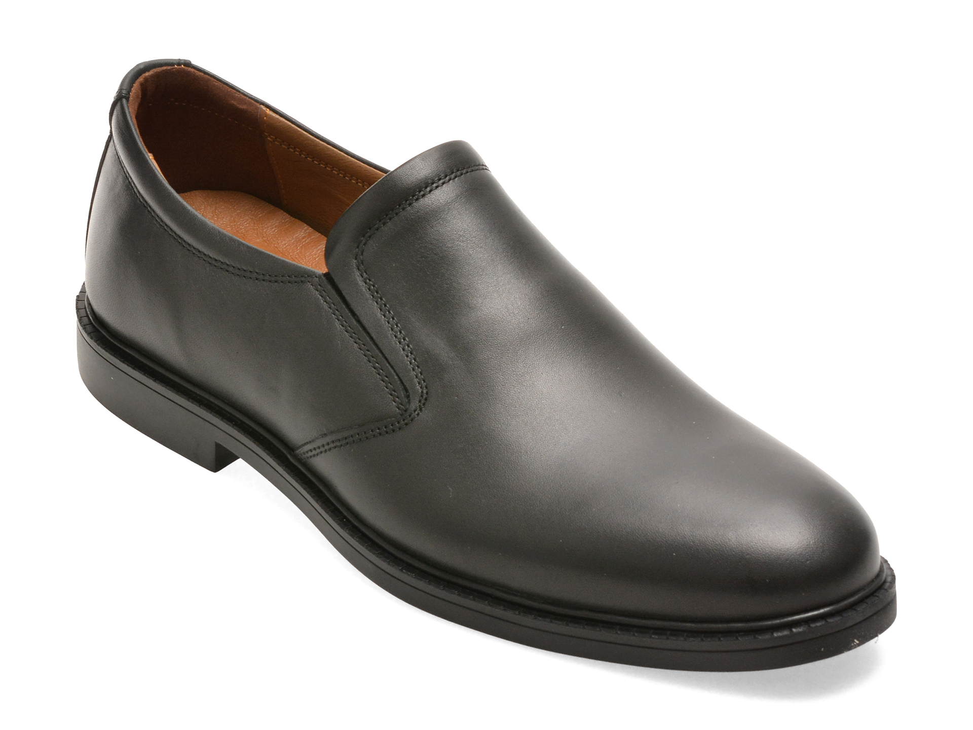Pantofi BITE THE BULLET negri din piele naturală
