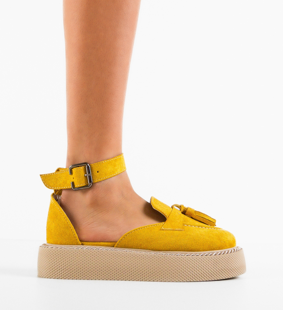 Pantofi Casual Kalin Galbeni | Stil și Confort - imagine 4