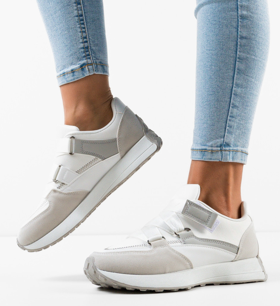 Sneakers Dama Austin Gri - Confort și Stil - imagine 2