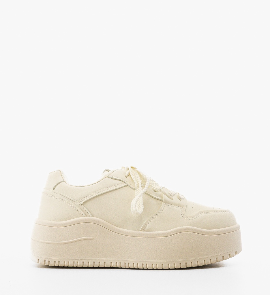 Sneakers Dama Kramy Albi - Confort și Stil - imagine 4