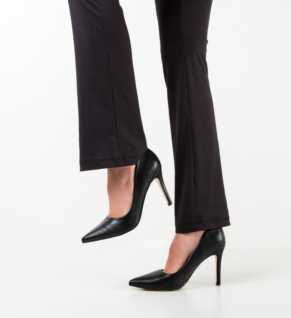 Pantofi Dama Plazar Negri - Eleganță și Stil - imagine 4
