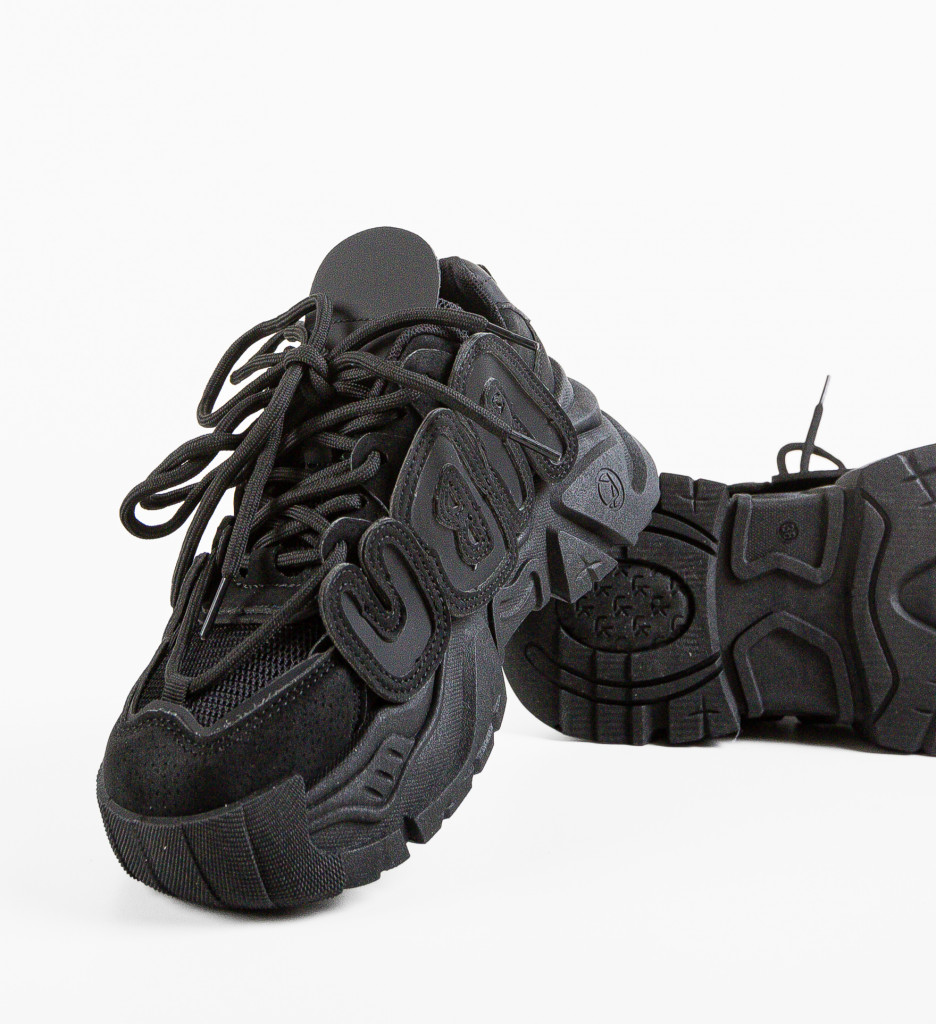 Sneakers dama Abu Negri - Confort și Stil - imagine 9