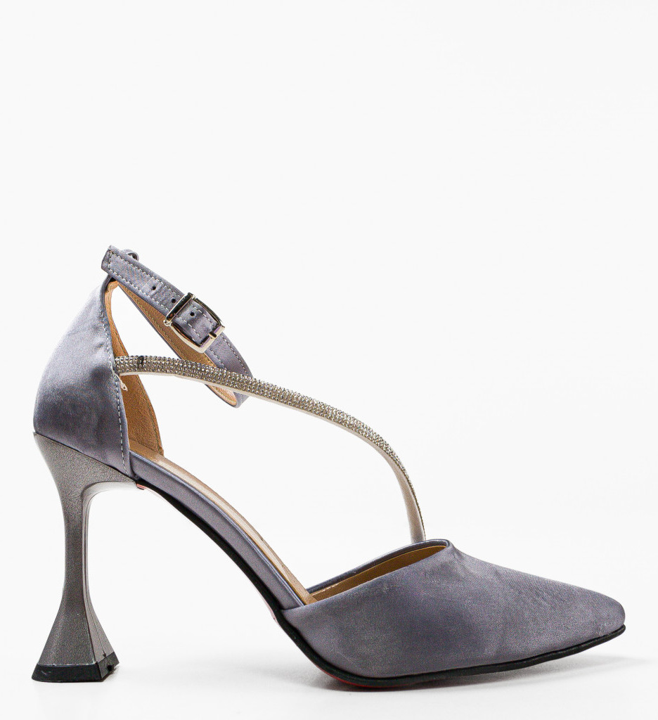 Pantofi Dama Yaci Gri - Stil și Eleganță - imagine 5