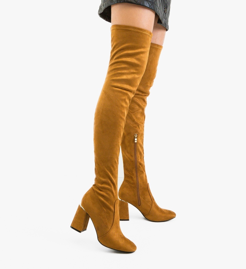 Cizme Dama Jaddey Camel - Eleganță și Confort - imagine 6
