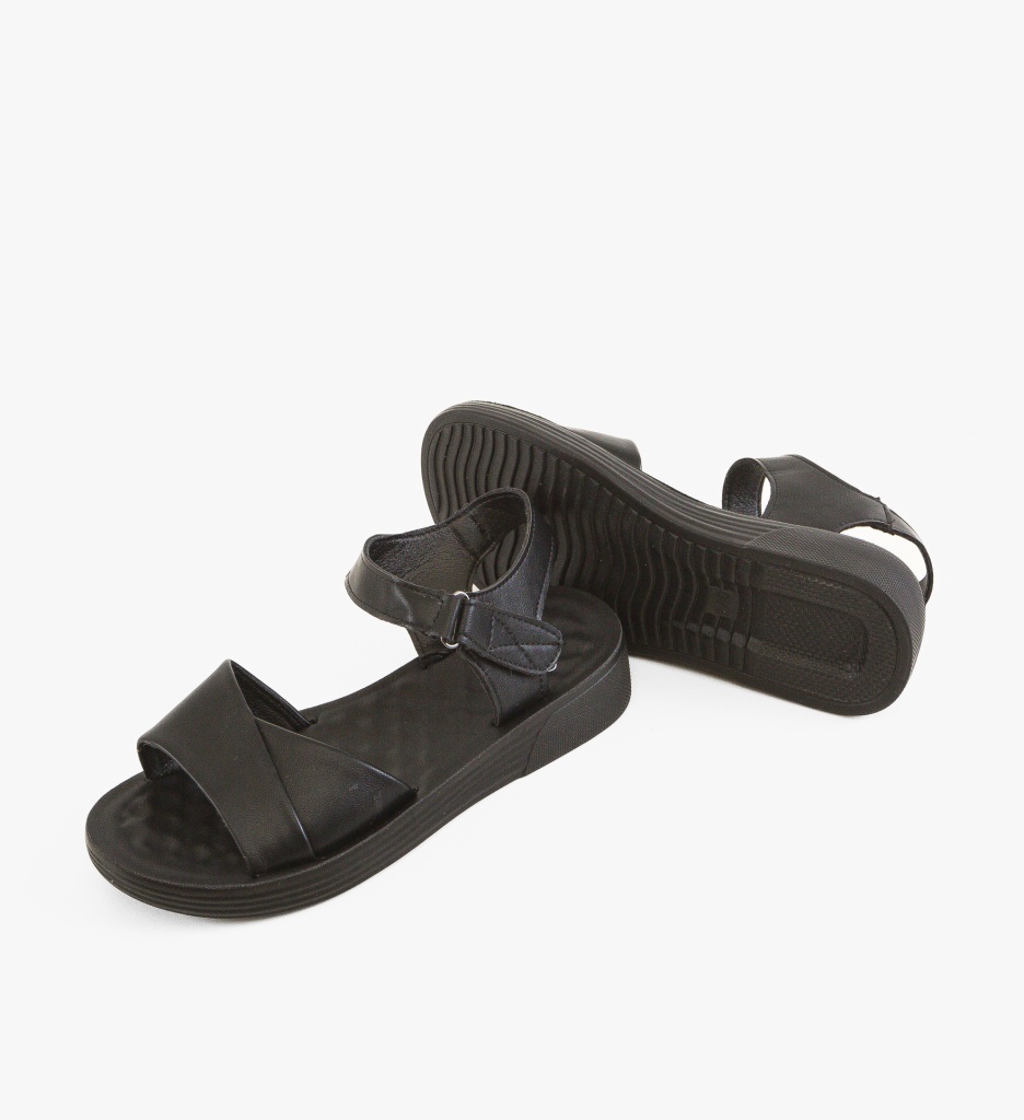 Sandale Dama Ostiria Negre | Eleganță și Confort - imagine 5