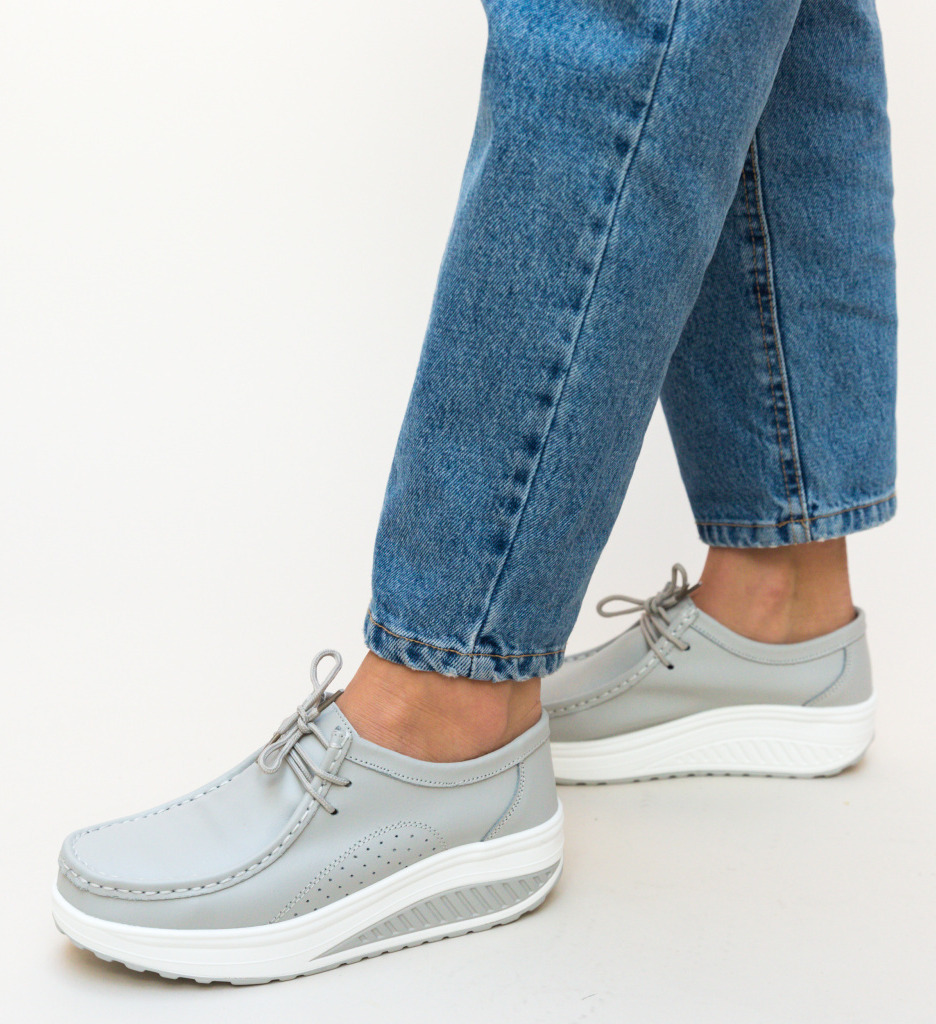 Pantofi Casual Roly Gri | Confort & Stil