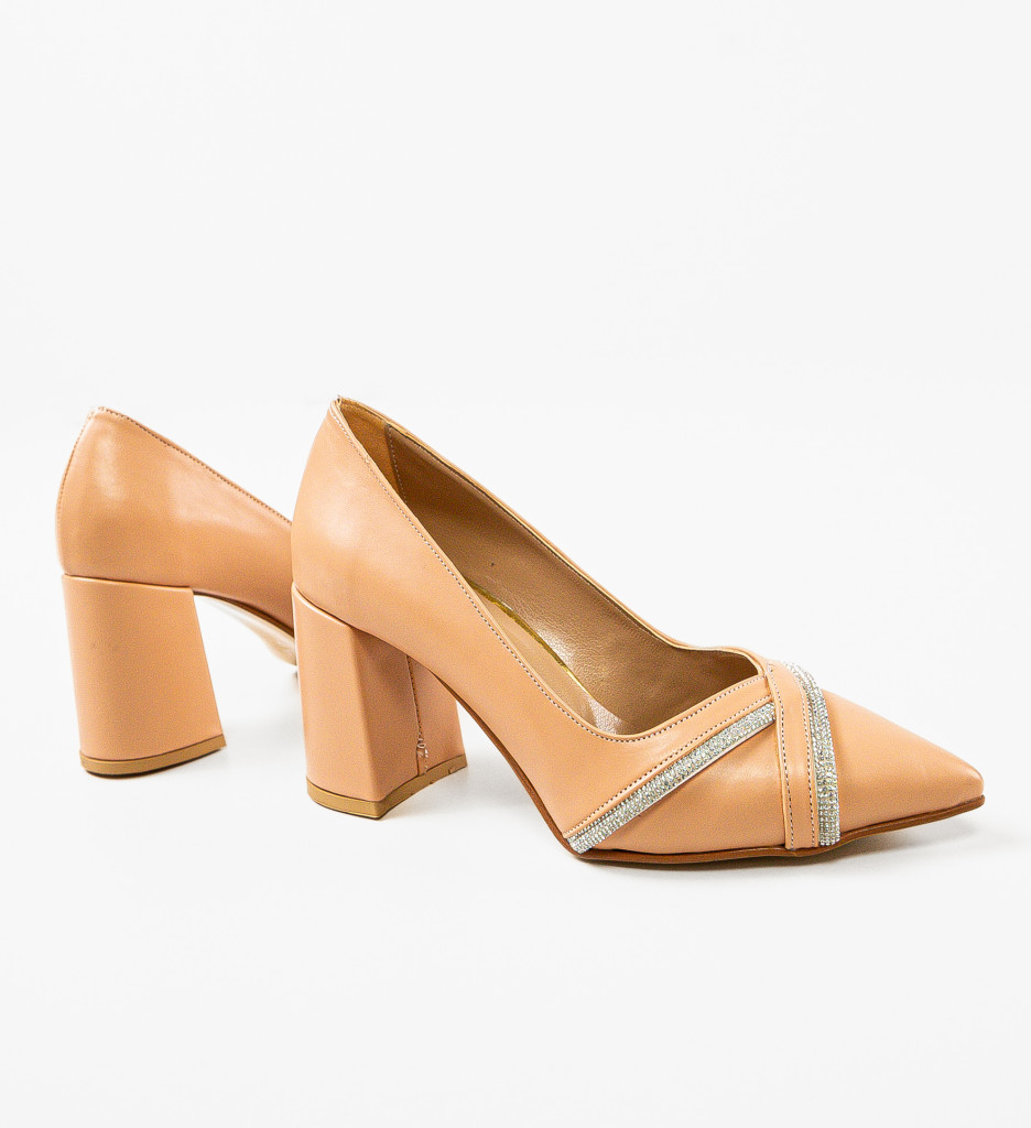 Pantofi Crysta Nude - Eleganță și Confort - imagine 7