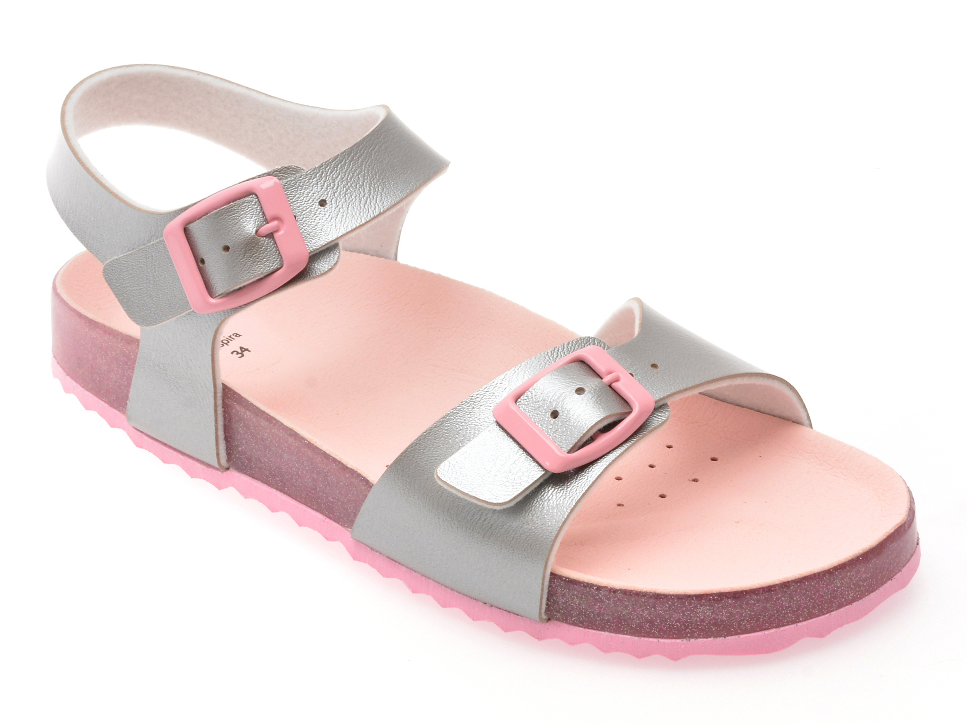 Sandale Geox Argintii Fetite | Stil & Confort