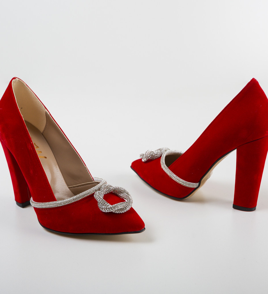 Pantofi Amintire Rosii - Eleganță și Stil - imagine 6
