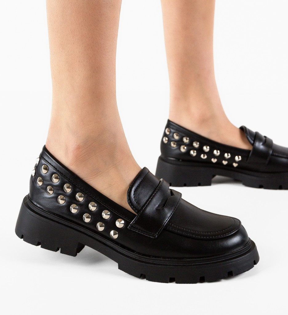 Pantofi Casual Roac Negri | Confort și Stil - imagine 3