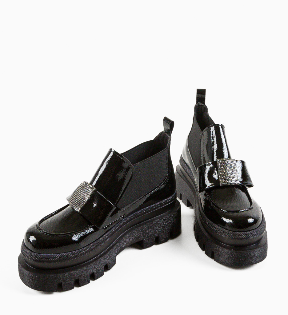 Dargazba Pantofi Casual Negri Confort - imagine 6