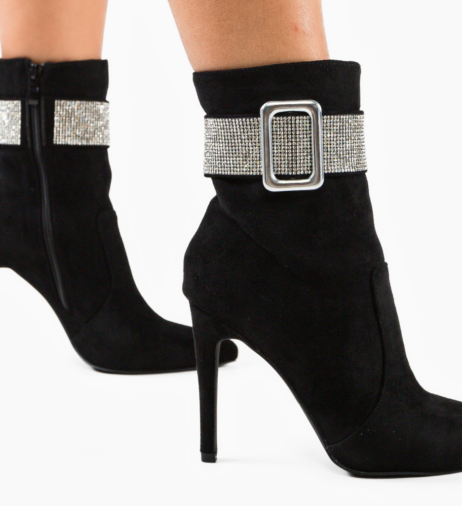 Botine Dama Wagne Negre - Eleganță și Confort - imagine 3