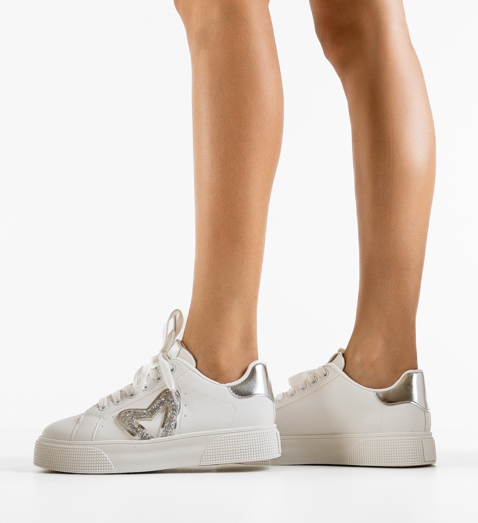 Pantofi Sport Birta Argintii - Confort și Stil - imagine 3