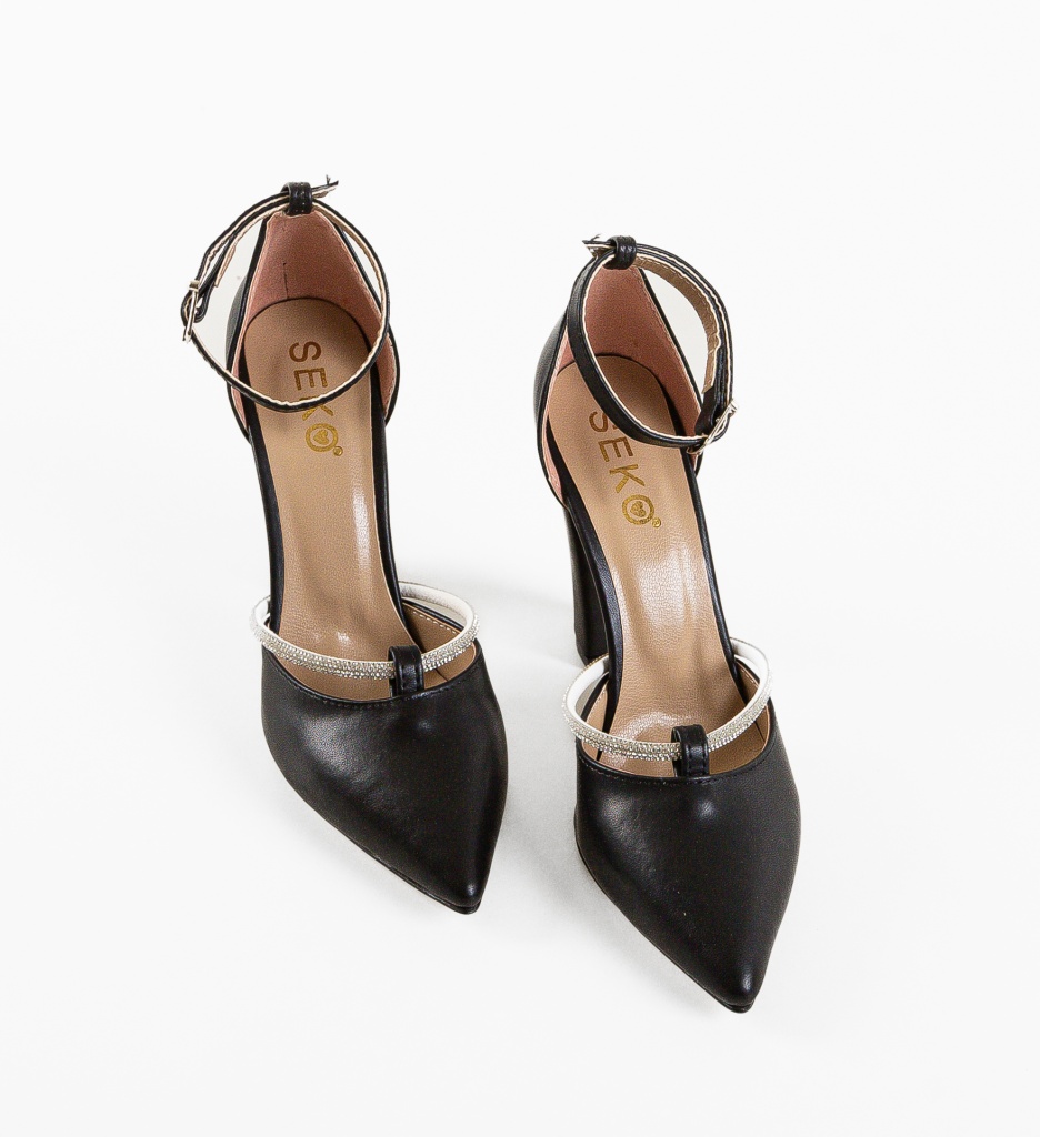 Pantofi cu Toc Samora Negri - Eleganță și Stil - imagine 6