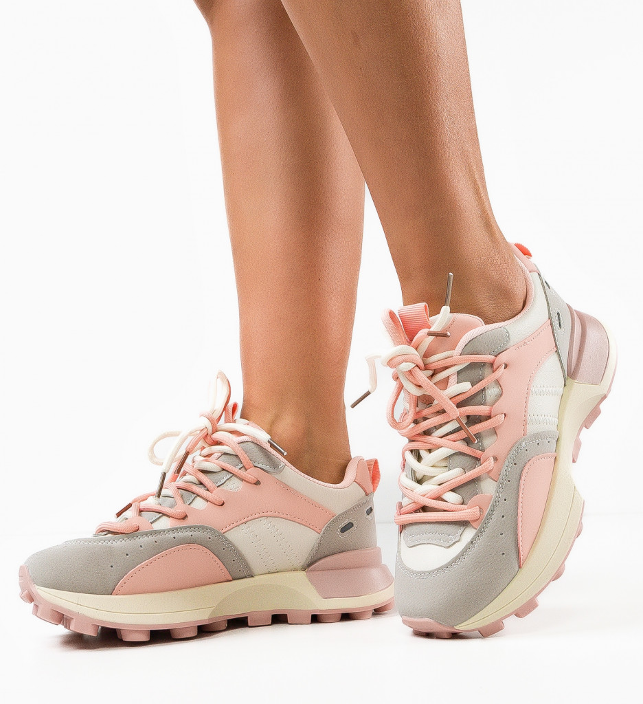 Sneakers Dearbh Roz - Confort și Stil Sport