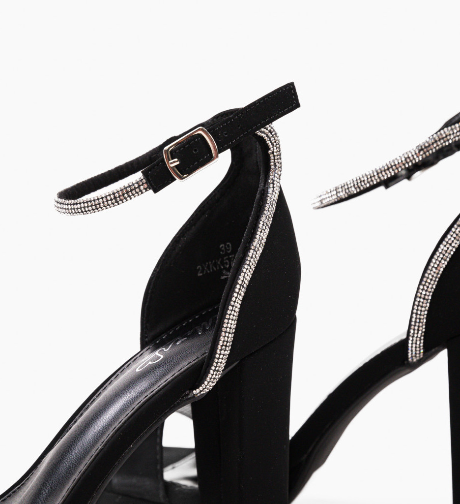 Sandale cu toc Cooper Negre - Eleganță și Stil - imagine 7
