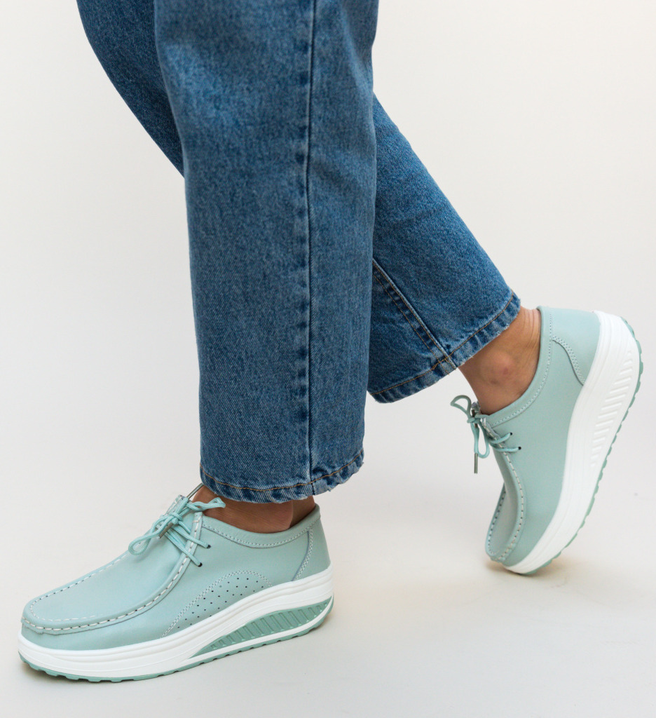 Pantofi Casual Roly Turcoaz | Stil și Confort - imagine 2