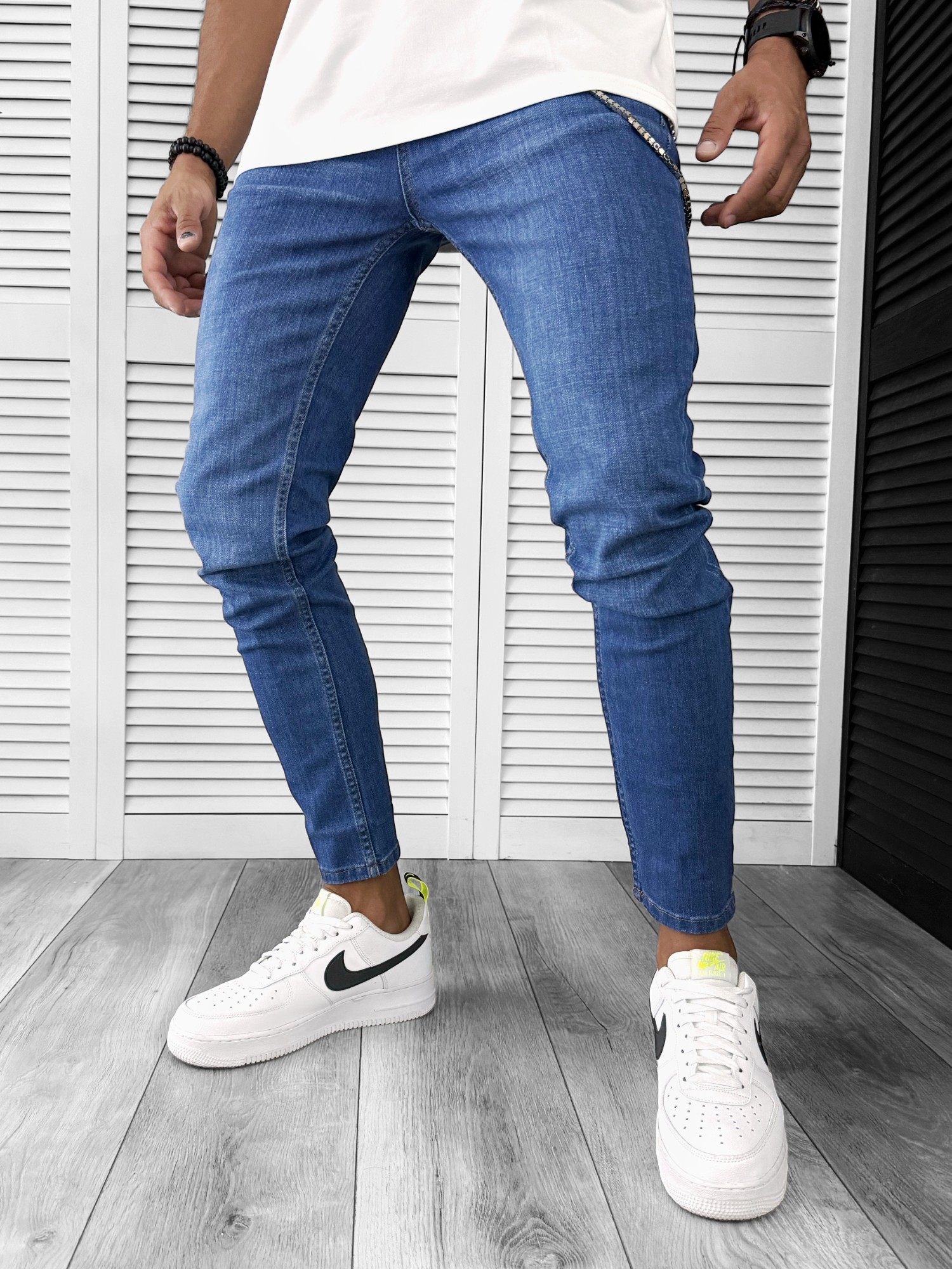 Blugi Barbati Conici cu Elastan | Stil Modern