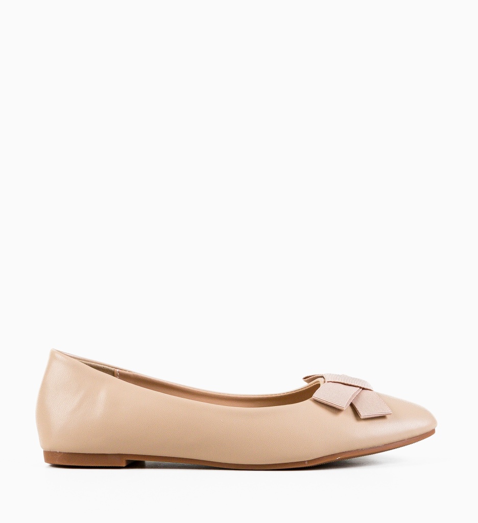 Balerini Dama Kiprolos Bej - Confort Casual - imagine 5