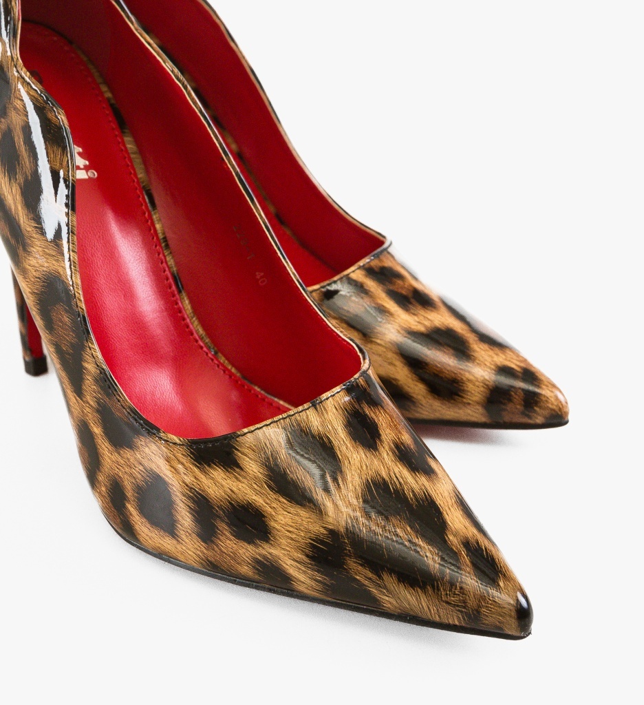 Pantofi Dama Neony Print Eleganți - imagine 8