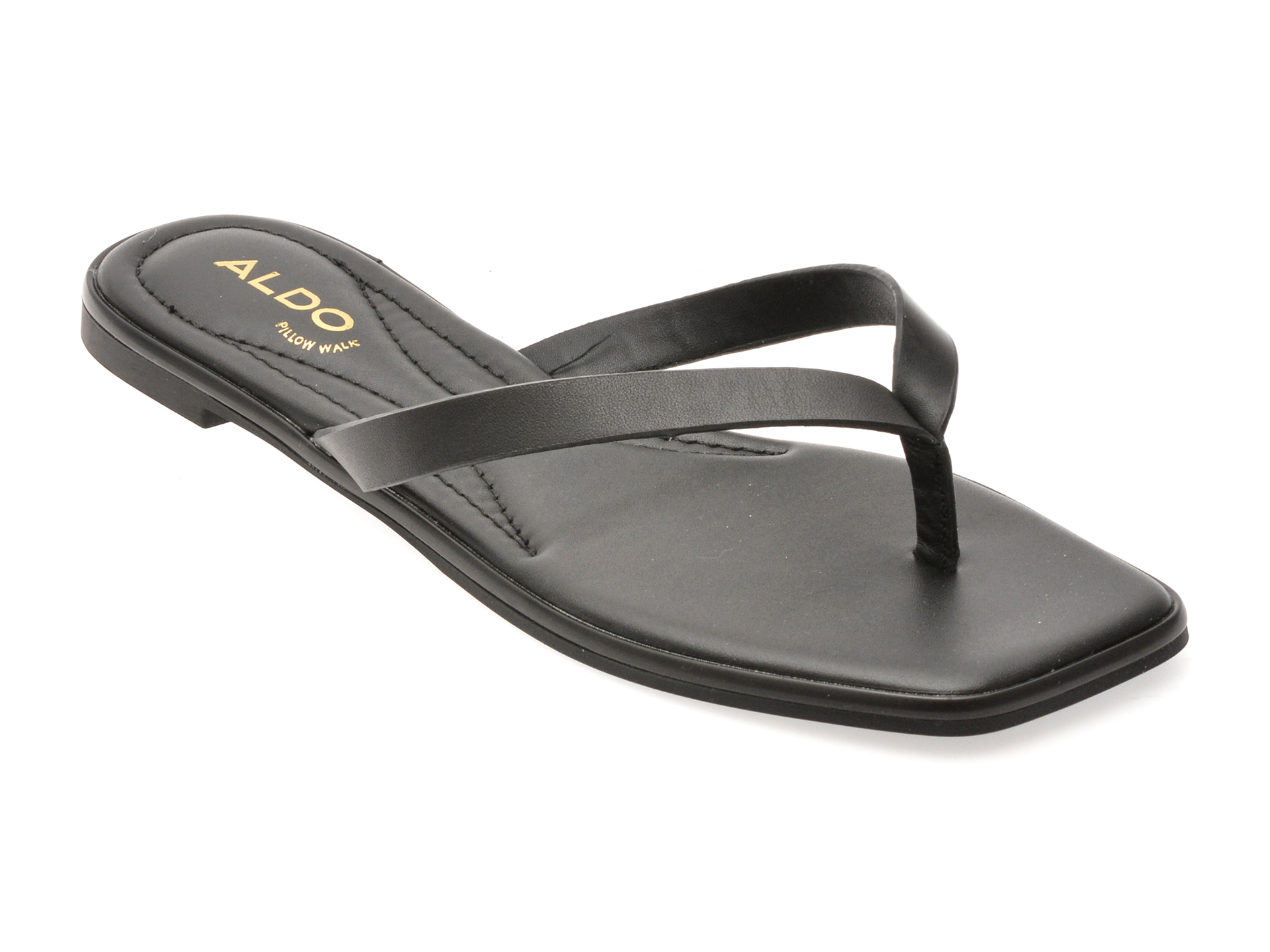 Papuci ALDO negri din piele - Eleganță și confort