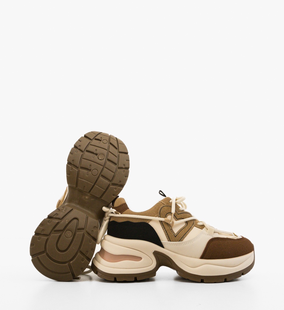 Sneakers Arjun Khaki - Confort și Stil Urban - imagine 5