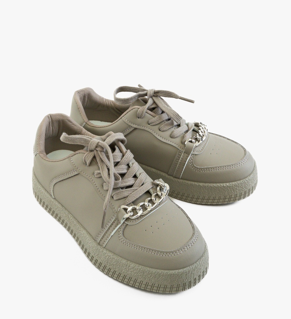 Sneakers Dama Myrga Gri - Confort Sport - imagine 5