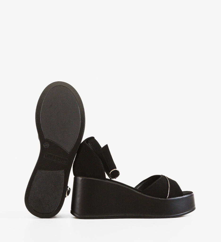 Platforme Dama Amaka Negre | Eleganta si Confort - imagine 4