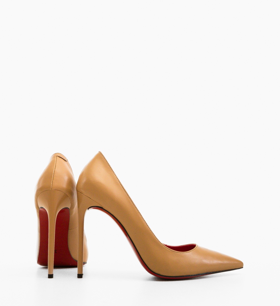 Pantofi Butyn Bej Depurtat - Eleganță Modernă - imagine 5