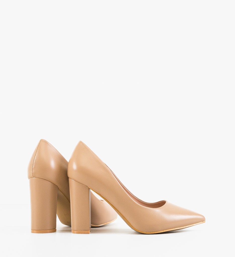 Pantofi Dama Nude Athena | Eleganță Pură - imagine 3