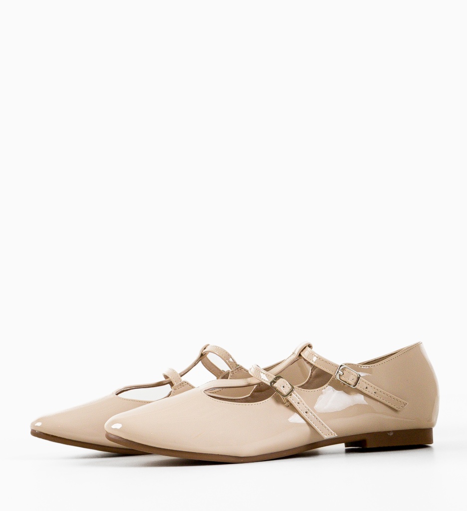 Balerini Dama Nude Jamila | Confort și Stil - imagine 7