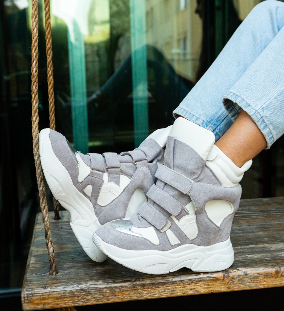 Sneakers dama Marran Albi - Confort și Stil - imagine 5