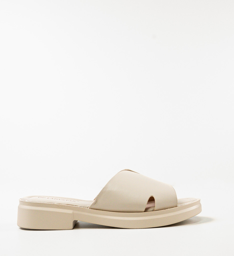 Papuci Dama Cali Bej - Confort și Eleganță - imagine 5