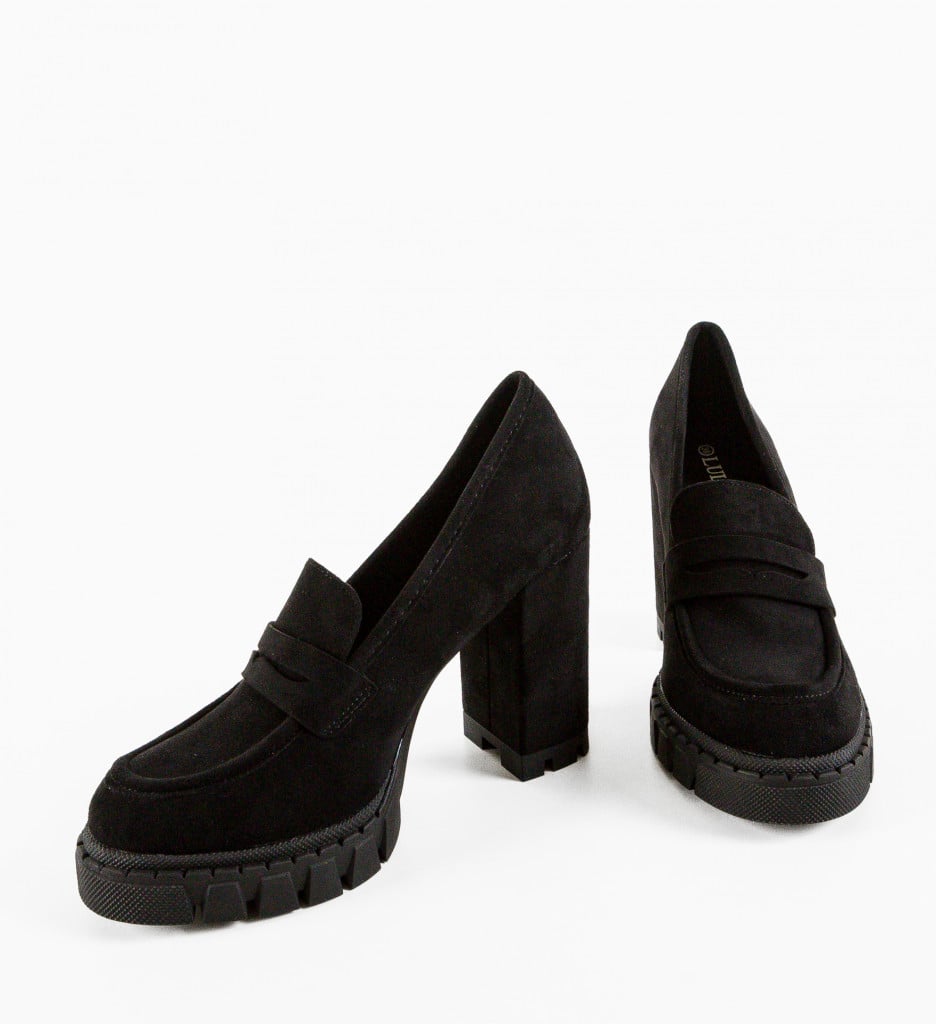 Pantofi Vann Negri cu Toc Eleganți - imagine 9