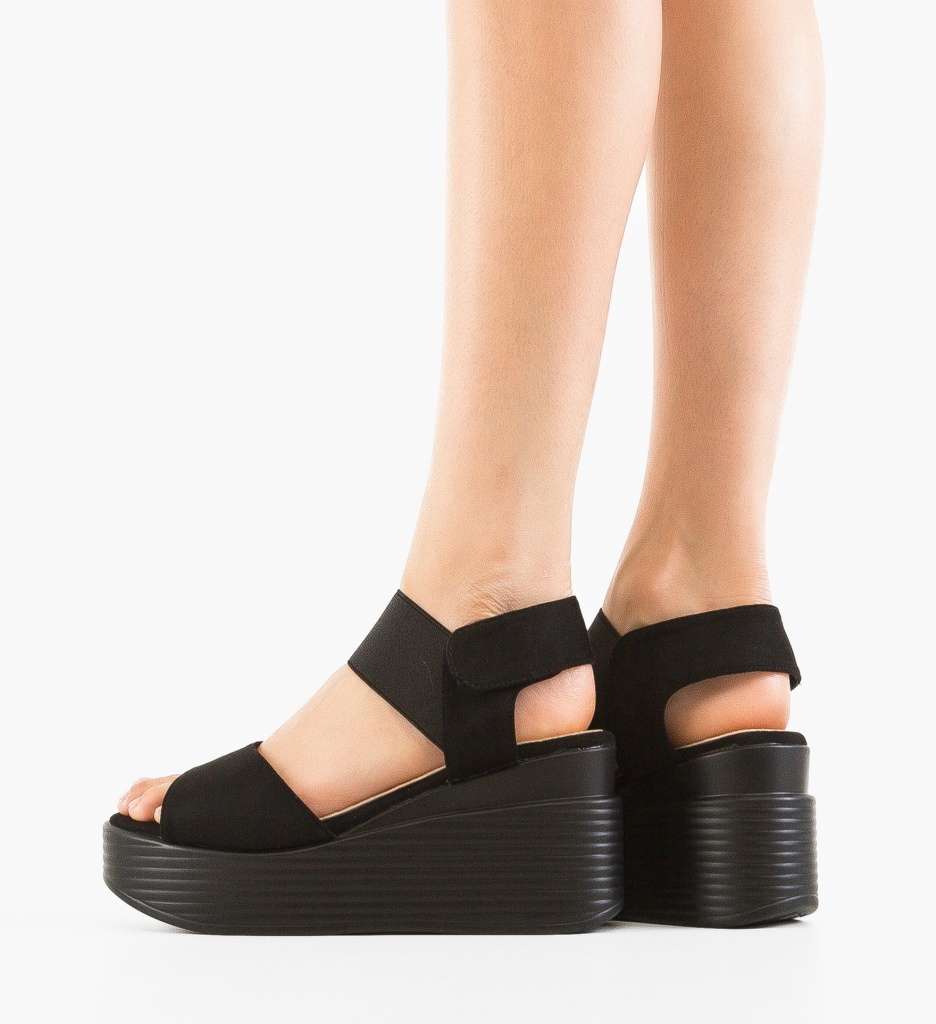 Platforme Dama Priga Negre - Eleganță Maximă - imagine 2