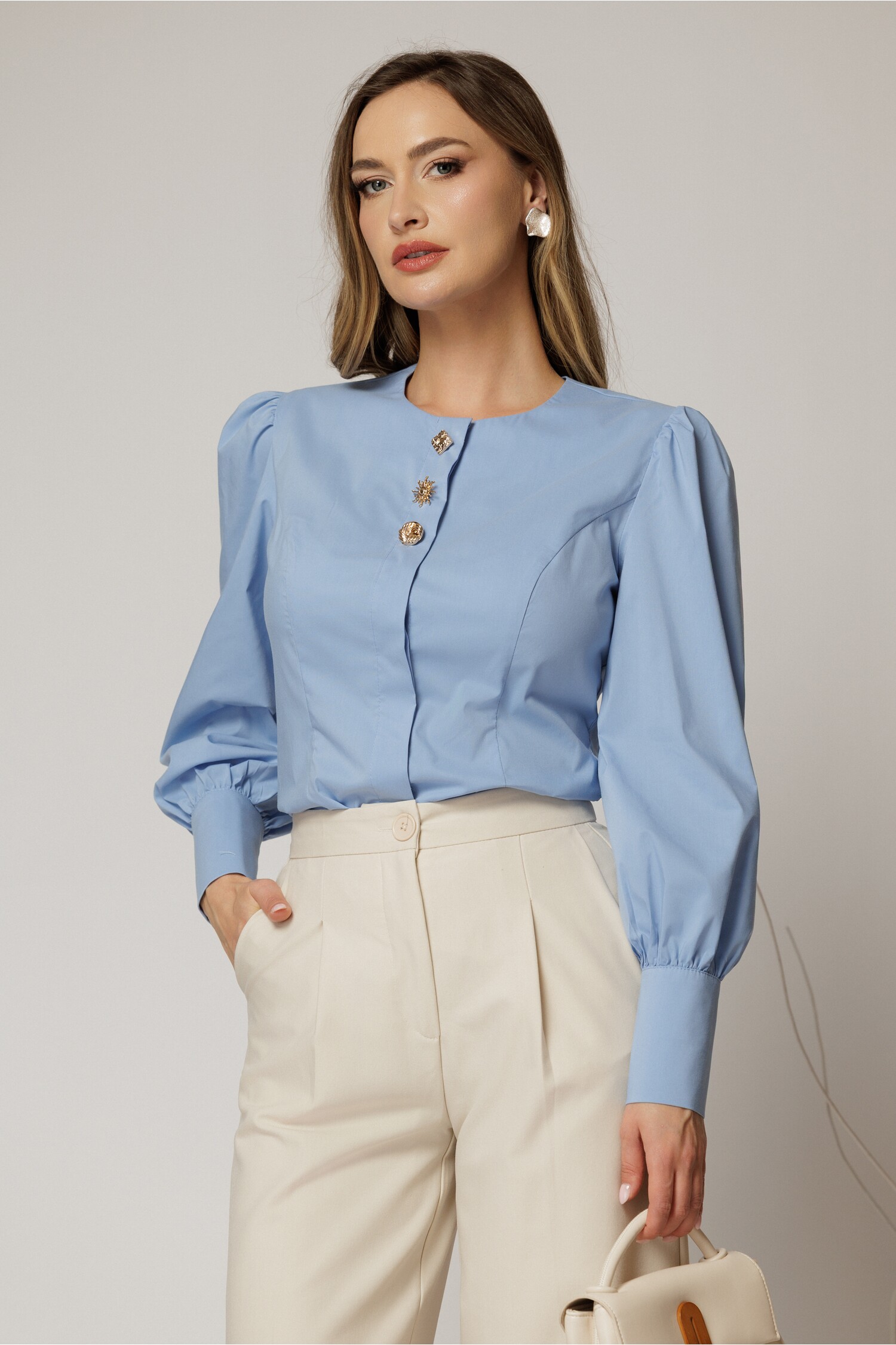 Cămăși Poplin Bleu Croi Cambrat | Eleganță și Confort
