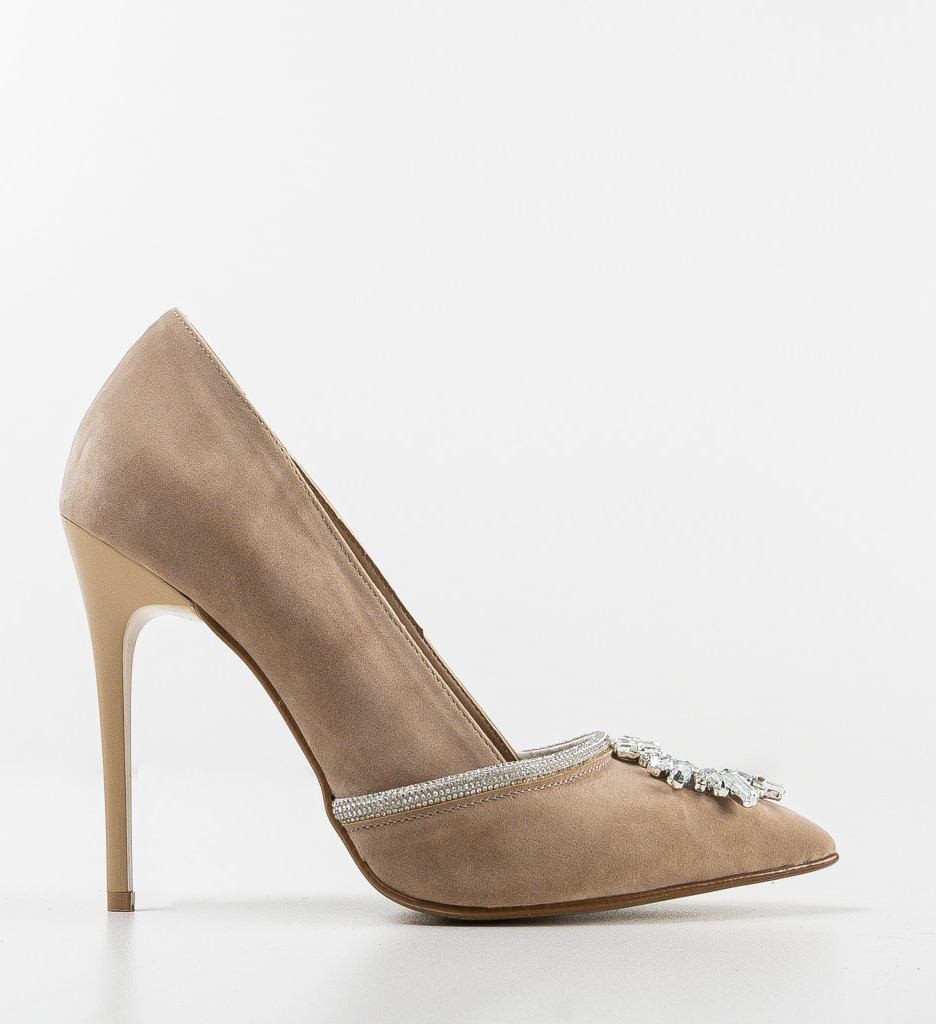 Pantofi Sister Bej | Eleganță De Zi - imagine 4