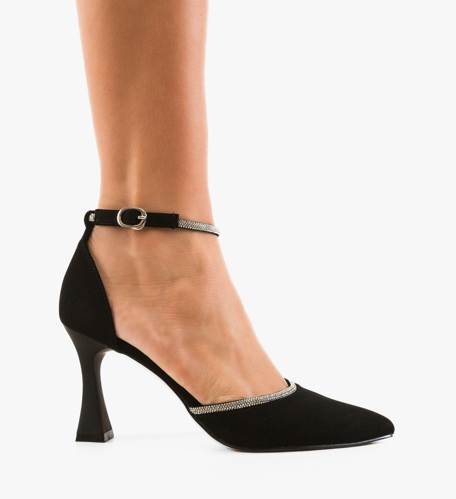 Pantofi Yamal Negri Depurtat - Eleganță - imagine 6