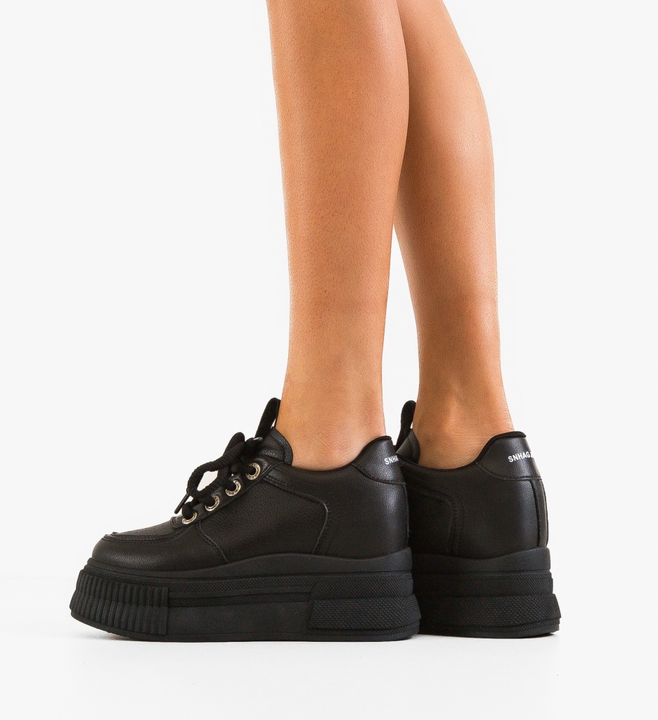 Sneakers Dama Shang Negri - Stil și Confort Sport - imagine 3