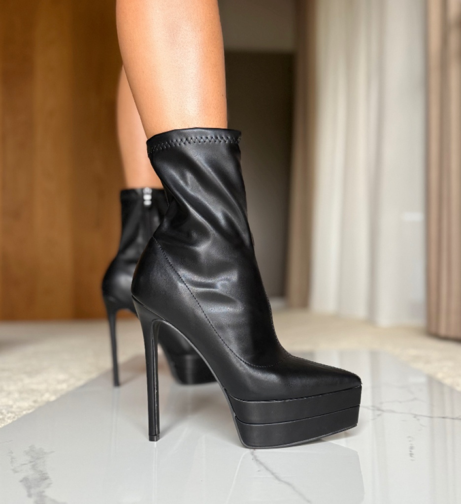 Botine Dama Kazmire Negre - Eleganță și Confort