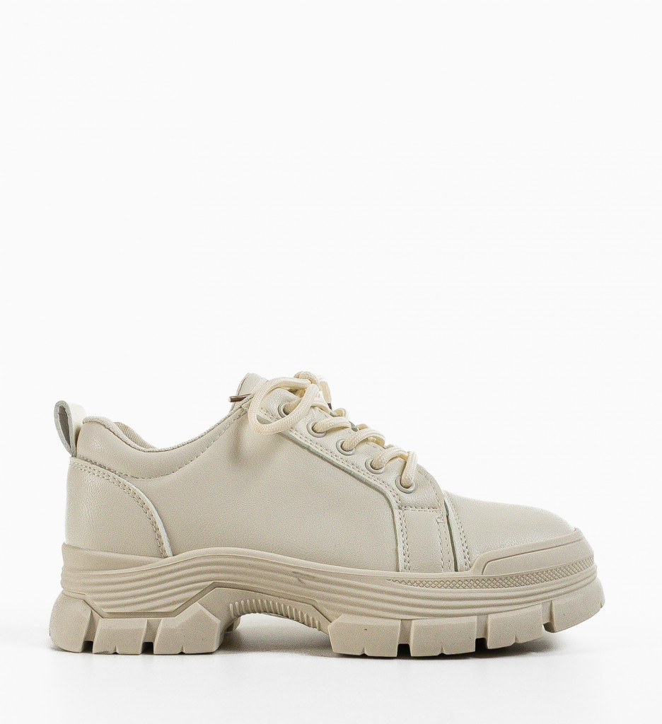 Pantofi Casual Tillie Bej - Confort Asigurat - imagine 6