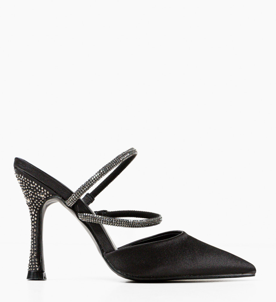 Pantofi dama Ilean Negri cu Toc Eleganți - imagine 5