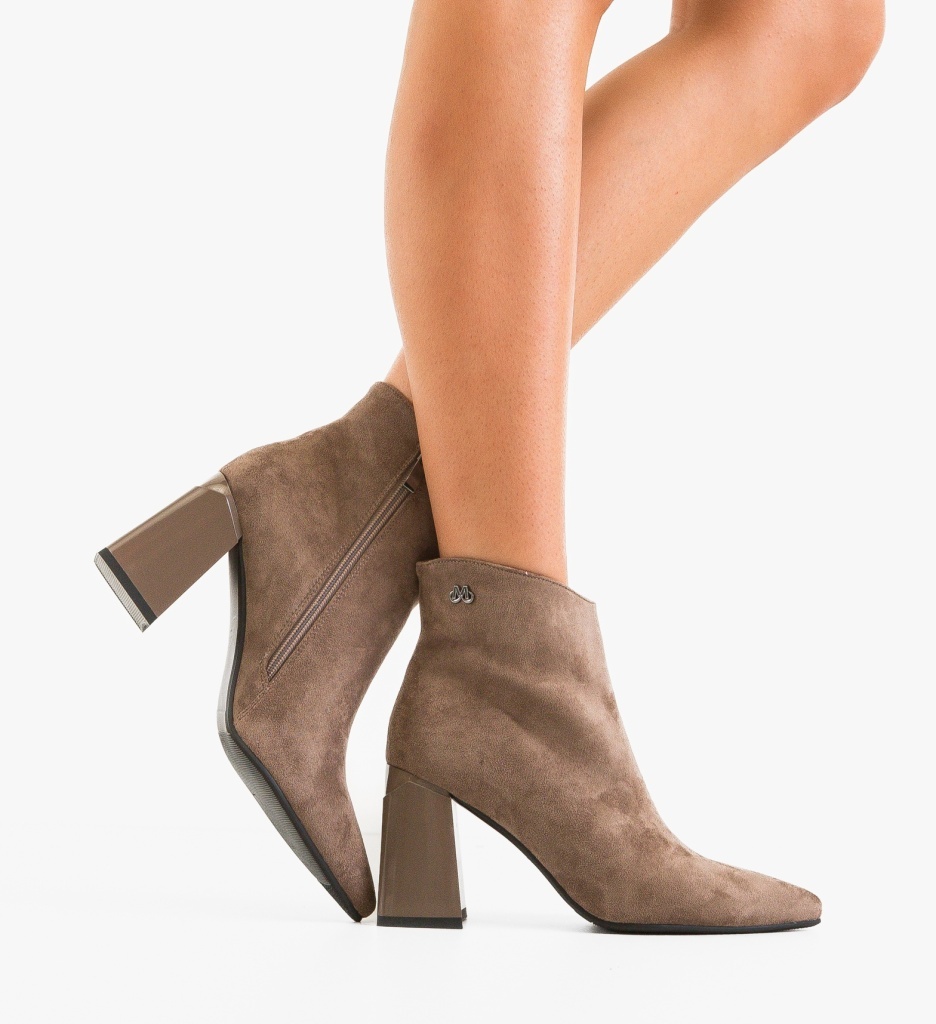 Botine Dama Magta Khaki - Eleganță și Confort - imagine 3